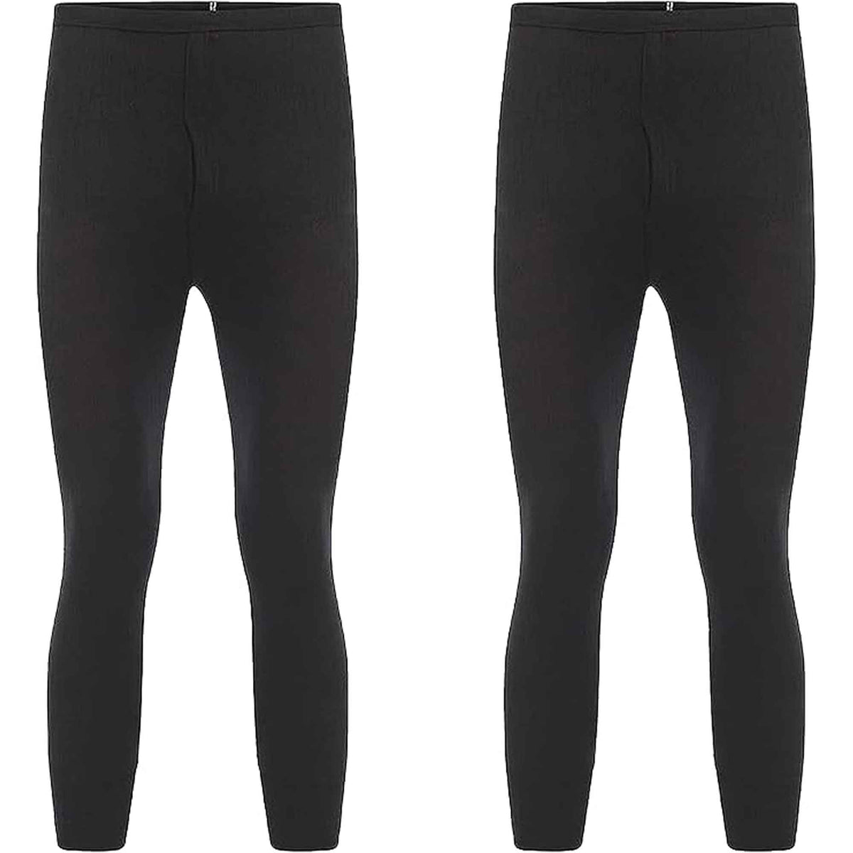 Heatwave Thermalwear Boys Long Johns 2 Pack Black Baselayer For School Camping And Skiing