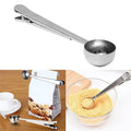 Multifunction Kitchen Coffee Scoop With Clip Stainless Steel Tea Coffee Measuring Cup Coffee Scoop, Coffee Scoop(Silver), Coffee Scoop(Gold), Coffee Scoop(Black), Coffee Scoop(Rose Gold)