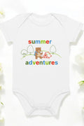 Summer Adventures Bodysuit in White