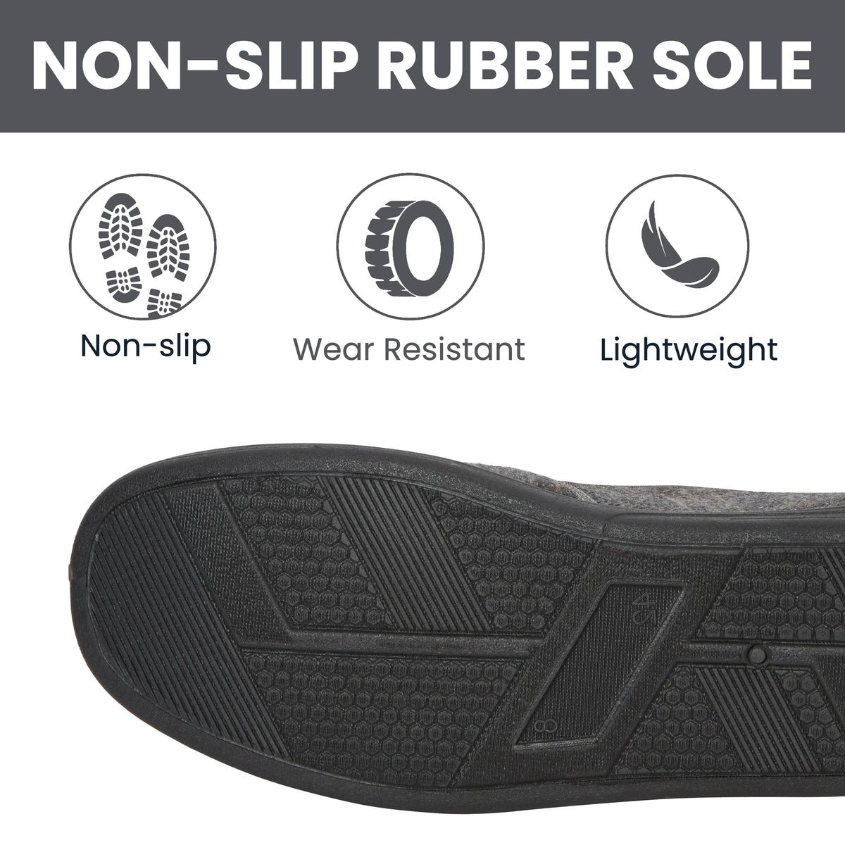 Sock Stack Men's Checked Slippers Memory Foam Cushioned Soft Lining Warm Thermal Slip-On
