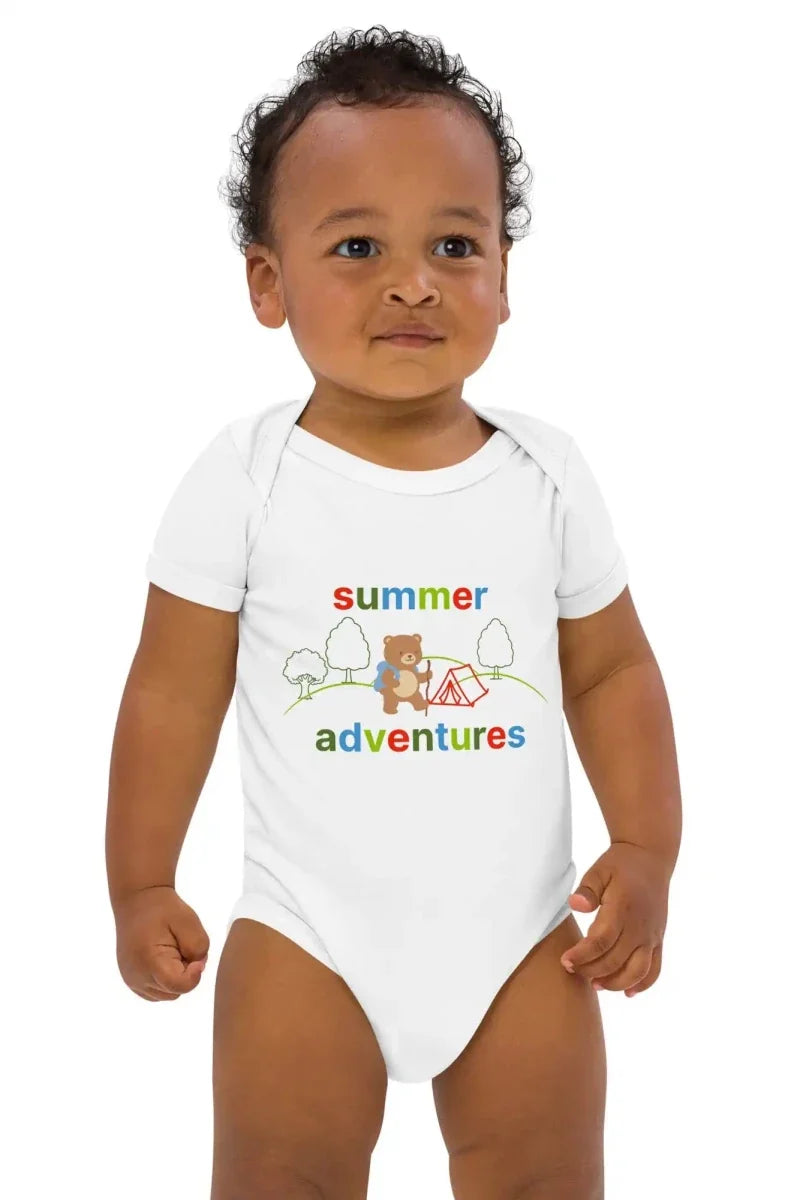 Summer Adventures Bodysuit in White